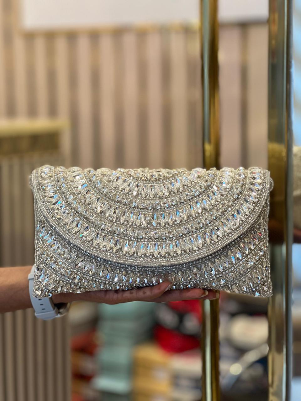 Crystal Designer Clutch