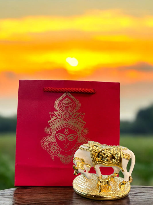 Durga Face Paper Gift Bag, Set of 10