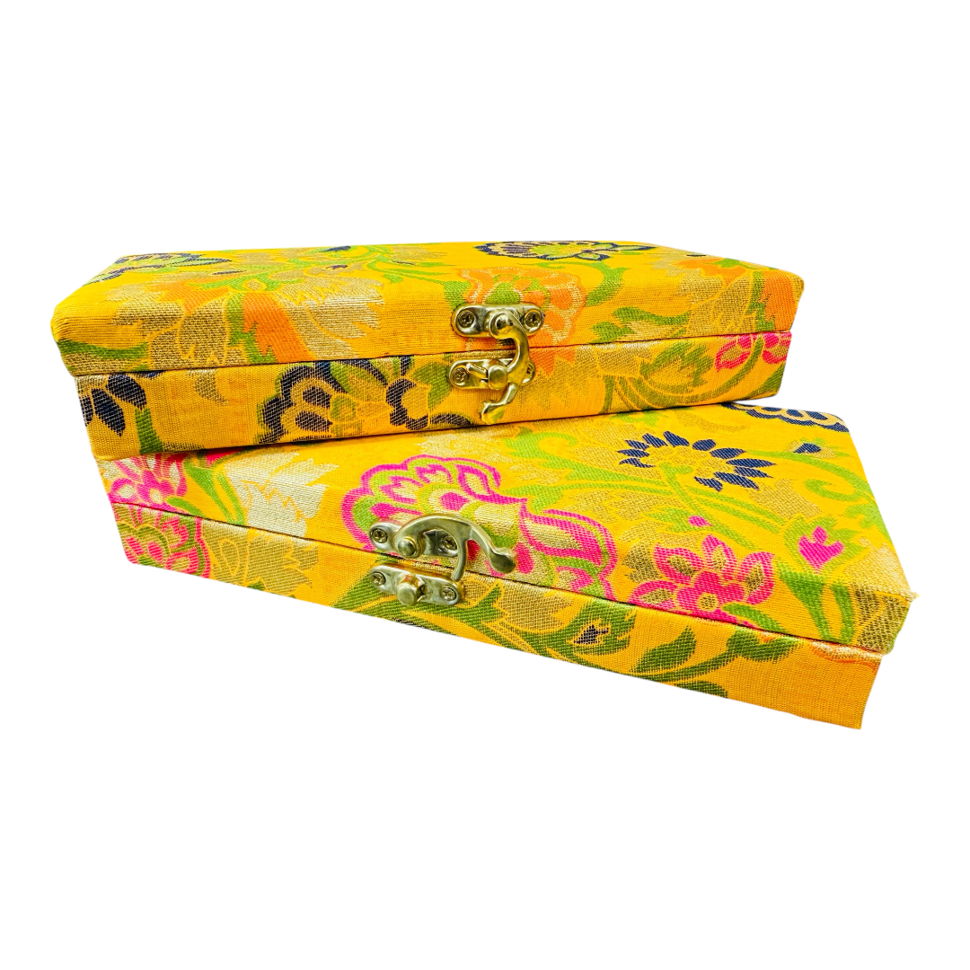 Brocade Gift Box, Set of 2
