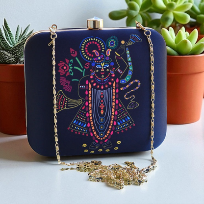 Lord Shrinathji Portrait Clutch