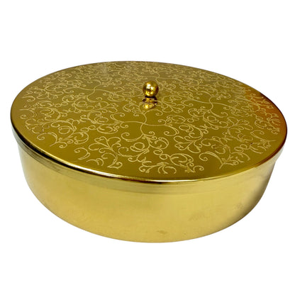 8 Inch Metal Masala Box/Indian Spice Box with 7 Bowl Inserts