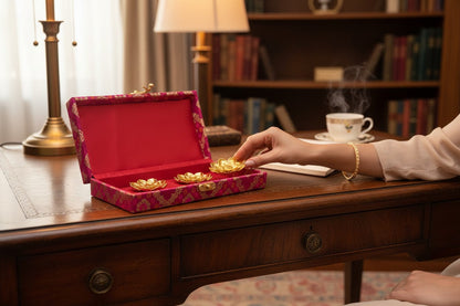 Assorted Brocade Gift Box, Set of 2