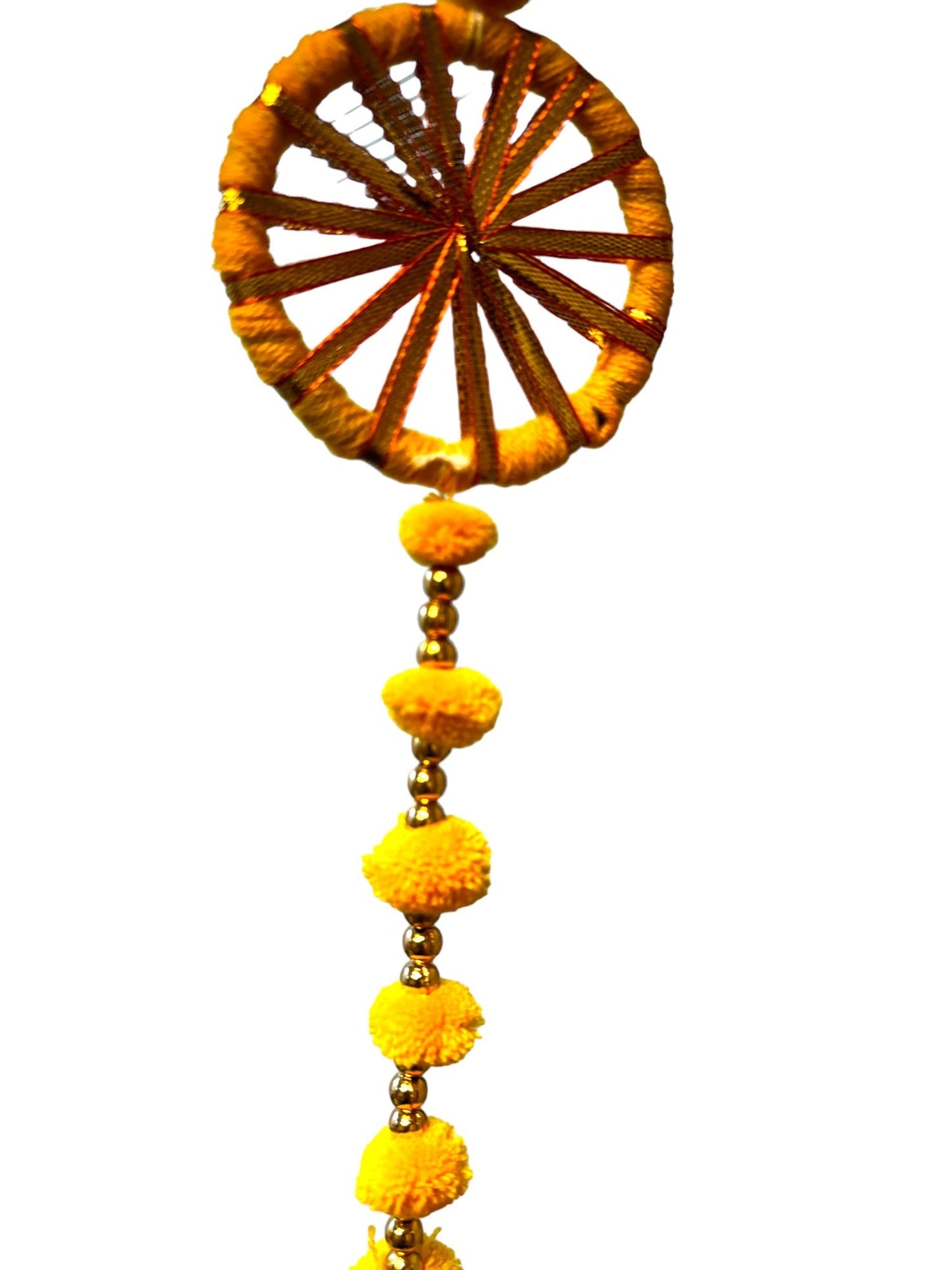 Gota Ring, PomPom & Beads Lari, Set of 5