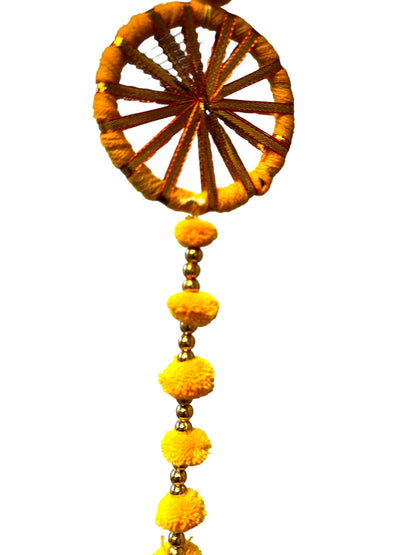 Gota Ring, PomPom & Beads Lari, Set of 5