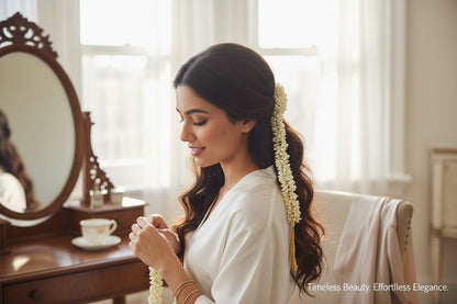 Scented Bun Gajra, Set of 5