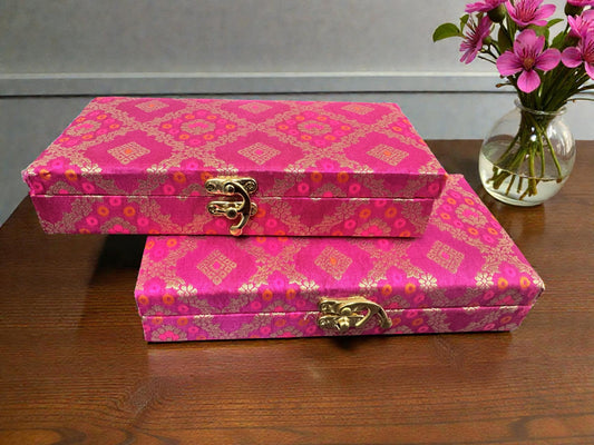 Brocade Gift Box, Set of 2